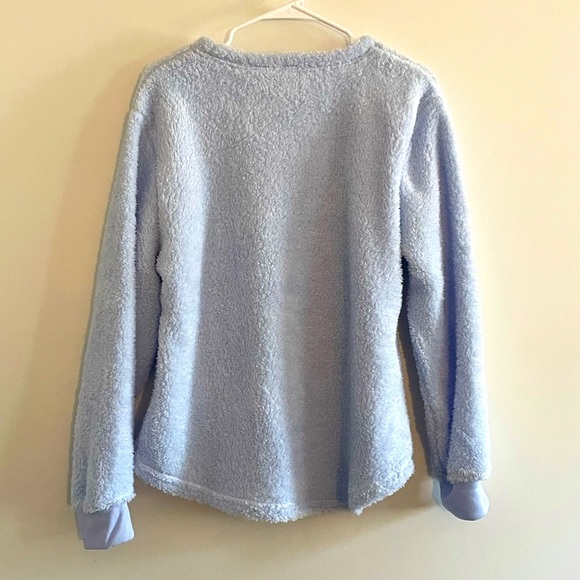 Disney Sleep First Eeyore Fuzzy Crewneck Size XL - Picture 2 of 3